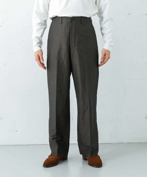 URBAN RESEARCH / アーバンリサーチ その他パンツ | new basic　WOOL LINEN TROUSER | 詳細9