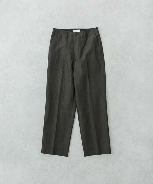 URBAN RESEARCH/アーバンリサーチ new basic WOOL LINEN TROUSER ブラウン L URBAN RESEARCH/アーバンリサーチ new basic WOOL LINEN TROUSER ブラウン L