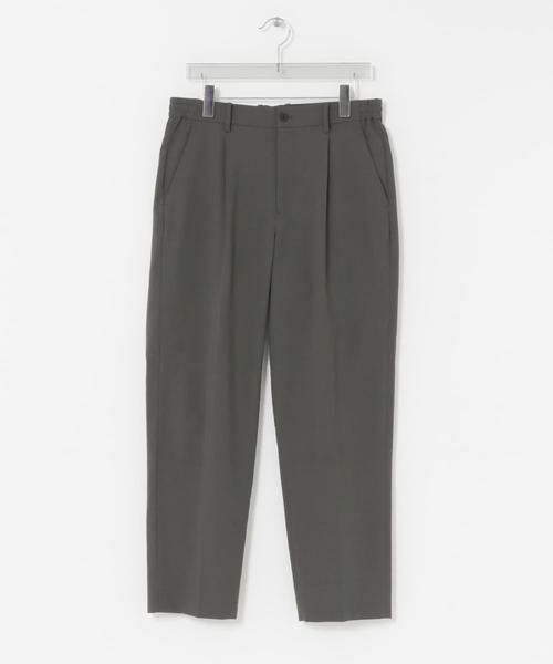 URBAN RESEARCH/アーバンリサーチ ウェザーストレッチテーパードスラックス チャコールグレー L URBAN RESEARCH/アーバンリサーチ ウェザーストレッチテーパードスラックス チャコールグレー L
