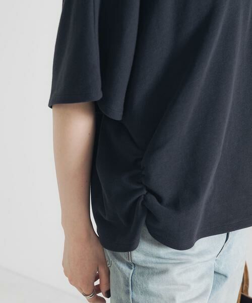 URBAN RESEARCH / アーバンリサーチ Tシャツ | サイドギャザードルマントップス | 詳細1