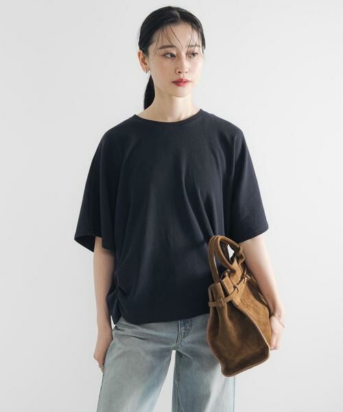 URBAN RESEARCH / アーバンリサーチ Tシャツ | サイドギャザードルマントップス | 詳細4