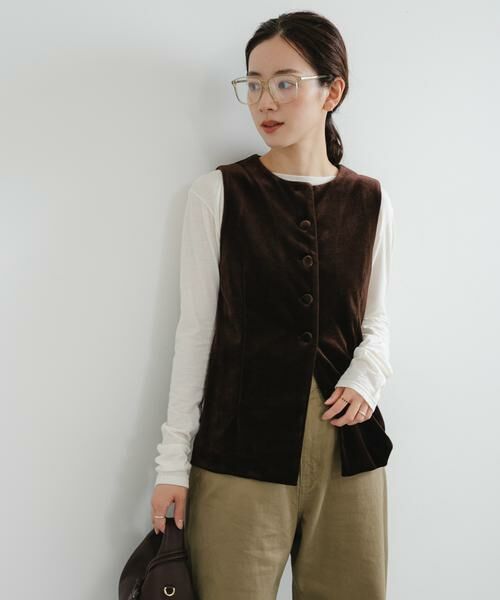 URBAN RESEARCH / アーバンリサーチ ベスト | ベロアジレ | 詳細3