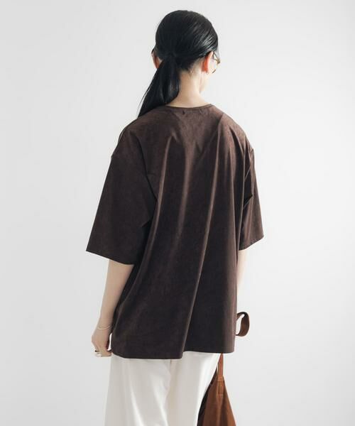 URBAN RESEARCH / アーバンリサーチ Tシャツ | スエードライクルーズカットソー | 詳細5