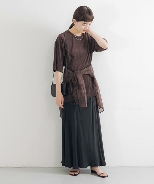 URBAN RESEARCH / アーバンリサーチ Tシャツ | スエードライクルーズカットソー | 詳細7