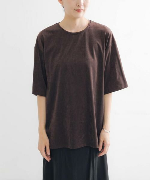 URBAN RESEARCH / アーバンリサーチ Tシャツ | スエードライクルーズカットソー | 詳細8