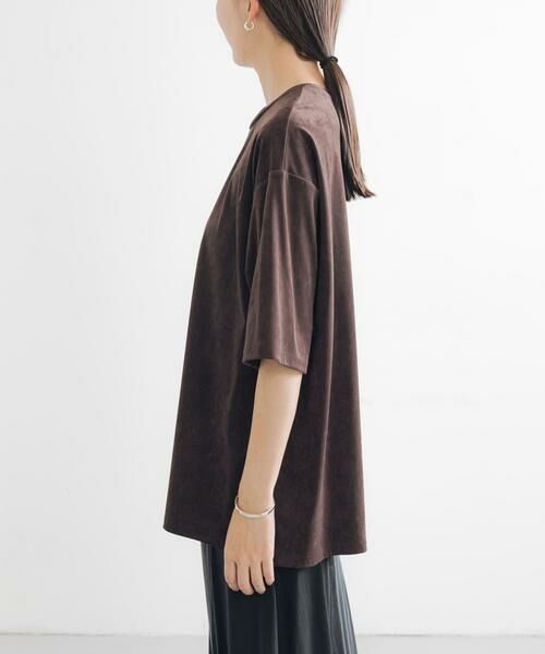 URBAN RESEARCH / アーバンリサーチ Tシャツ | スエードライクルーズカットソー | 詳細9