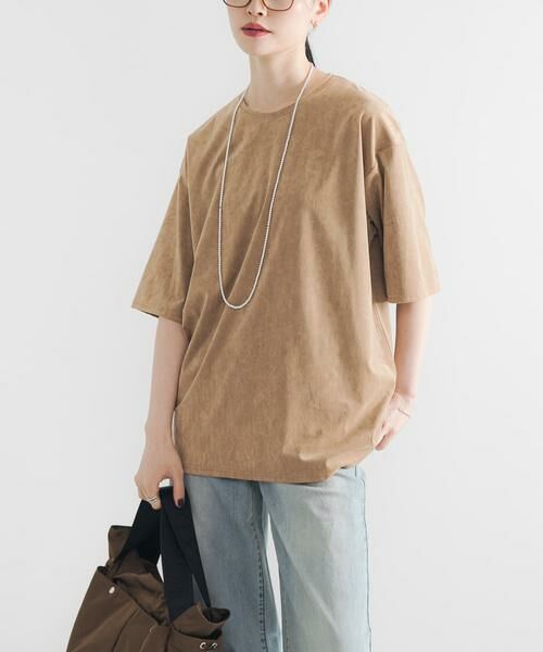 URBAN RESEARCH / アーバンリサーチ Tシャツ | スエードライクルーズカットソー | 詳細18