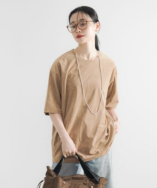 URBAN RESEARCH / アーバンリサーチ Tシャツ | スエードライクルーズカットソー | 詳細20