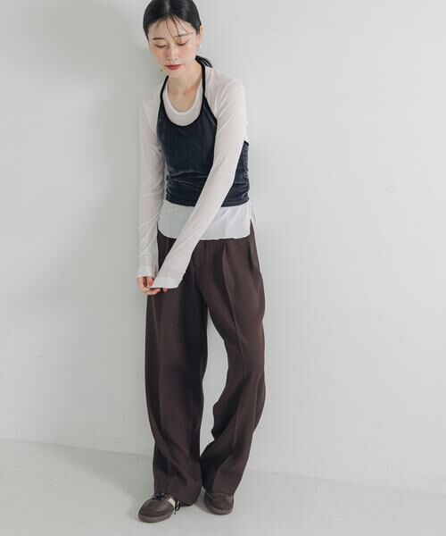 URBAN RESEARCH / アーバンリサーチ その他トップス | ホルターネックベロアビスチェ | 詳細6