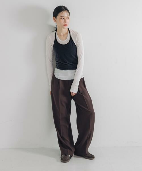 URBAN RESEARCH / アーバンリサーチ その他トップス | ホルターネックベロアビスチェ | 詳細7