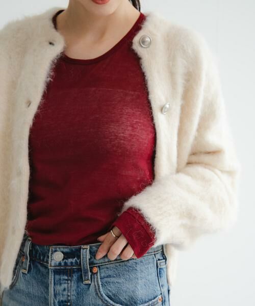 URBAN RESEARCH / アーバンリサーチ Tシャツ | 強撚シアーカットソー | 詳細1