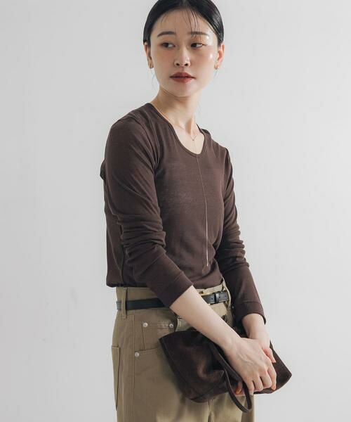 URBAN RESEARCH / アーバンリサーチ Tシャツ | 強撚シアーカットソー | 詳細11