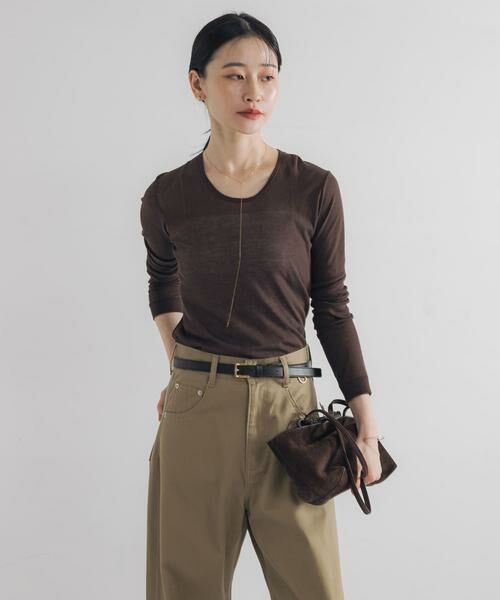 URBAN RESEARCH / アーバンリサーチ Tシャツ | 強撚シアーカットソー | 詳細13