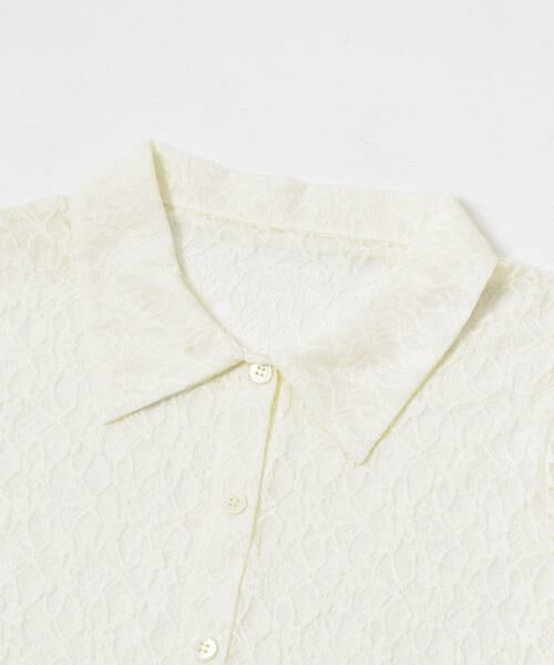URBAN RESEARCH / アーバンリサーチ シャツ・ブラウス | ストレッチレースシャツカラーブラウス | 詳細9