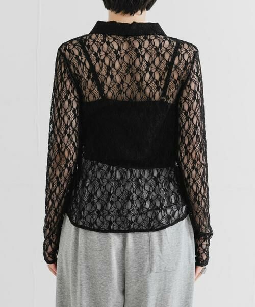URBAN RESEARCH / アーバンリサーチ シャツ・ブラウス | ストレッチレースシャツカラーブラウス | 詳細19