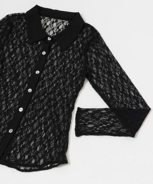 URBAN RESEARCH / アーバンリサーチ シャツ・ブラウス | ストレッチレースシャツカラーブラウス | 詳細21
