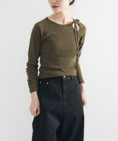 URBAN RESEARCH / アーバンリサーチ Tシャツ | カットアウトリブトップス