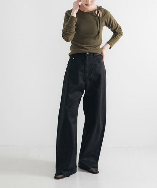 URBAN RESEARCH / アーバンリサーチ Tシャツ | カットアウトリブトップス | 詳細4