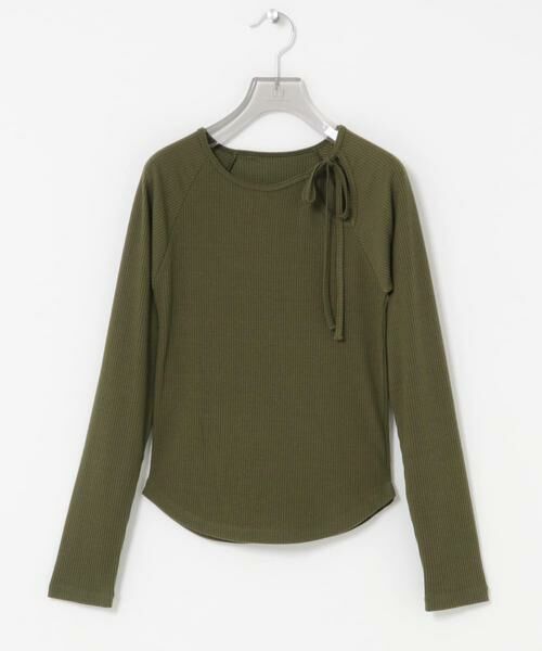 URBAN RESEARCH / アーバンリサーチ Tシャツ | カットアウトリブトップス | 詳細6