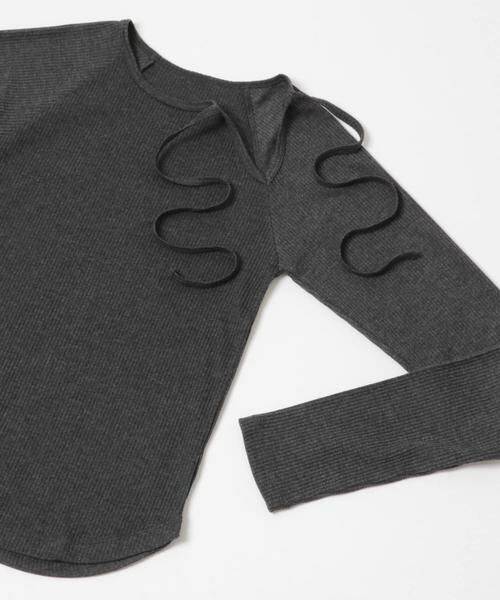 URBAN RESEARCH / アーバンリサーチ Tシャツ | カットアウトリブトップス | 詳細28