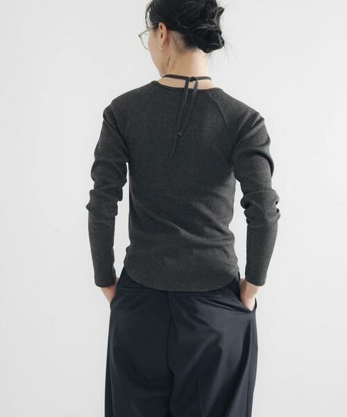 URBAN RESEARCH / アーバンリサーチ Tシャツ | カットアウトリブトップス | 詳細19