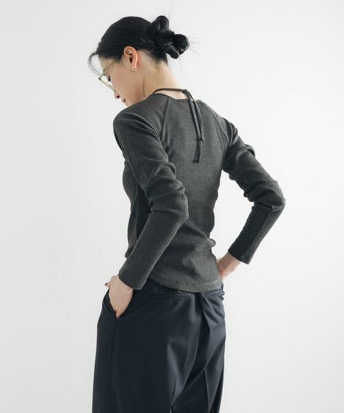 URBAN RESEARCH / アーバンリサーチ Tシャツ | カットアウトリブトップス | 詳細20