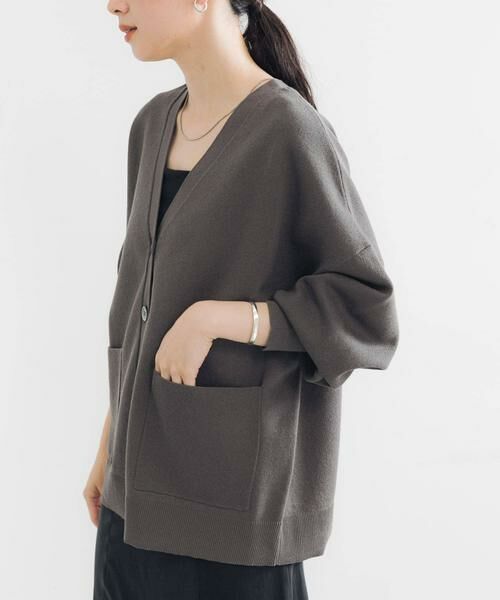 URBAN RESEARCH / アーバンリサーチ カーディガン・ボレロ | Vネックルーズカーディガン | 詳細2