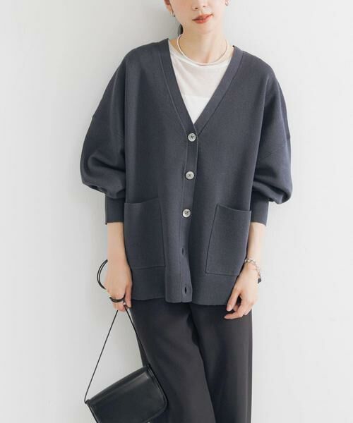 URBAN RESEARCH / アーバンリサーチ カーディガン・ボレロ | Vネックルーズカーディガン | 詳細16
