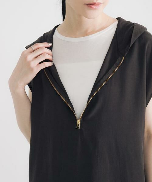 URBAN RESEARCH / アーバンリサーチ Tシャツ | キュプラレーヨンフーディトップス | 詳細1