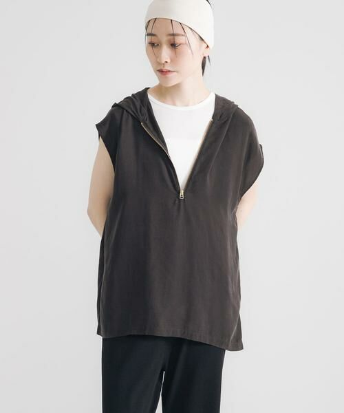 URBAN RESEARCH / アーバンリサーチ Tシャツ | キュプラレーヨンフーディトップス | 詳細2