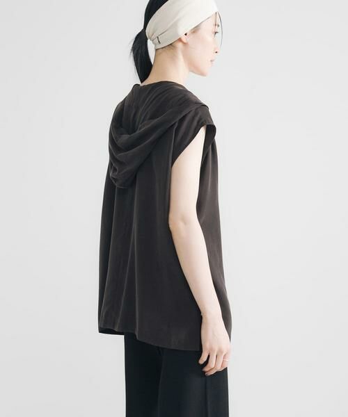 URBAN RESEARCH / アーバンリサーチ Tシャツ | キュプラレーヨンフーディトップス | 詳細4