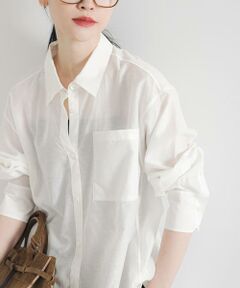 URBAN RESEARCH / アーバンリサーチ シャツ・ブラウス | シルクコットンロングシャツ