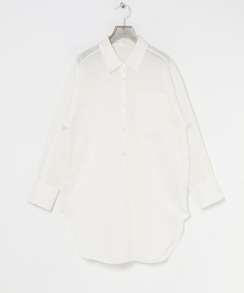 URBAN RESEARCH / アーバンリサーチ シャツ・ブラウス | シルクコットンロングシャツ | 詳細8