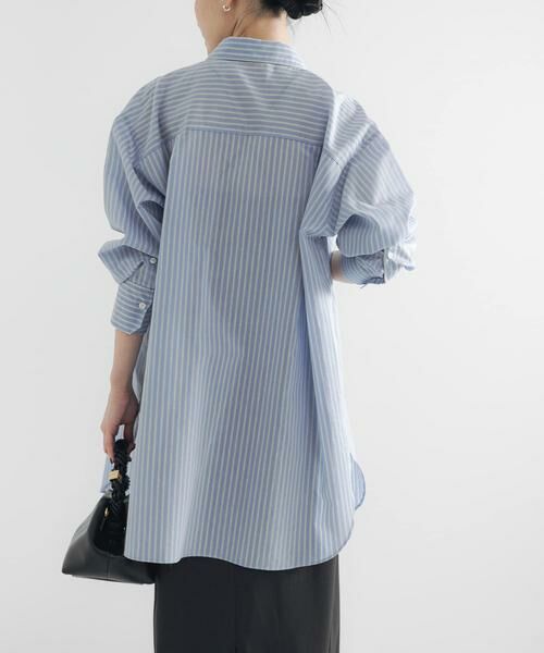 URBAN RESEARCH / アーバンリサーチ シャツ・ブラウス | シルクコットンロングシャツ | 詳細10
