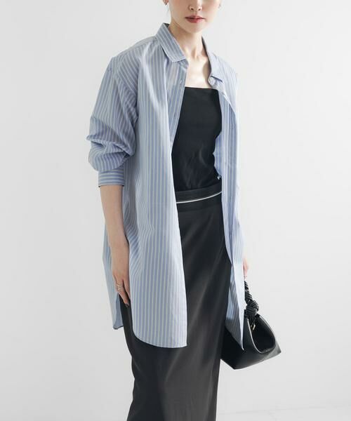 URBAN RESEARCH / アーバンリサーチ シャツ・ブラウス | シルクコットンロングシャツ | 詳細12