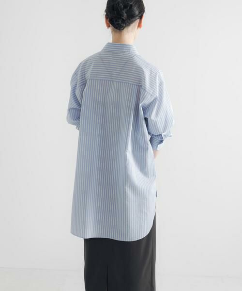 URBAN RESEARCH / アーバンリサーチ シャツ・ブラウス | シルクコットンロングシャツ | 詳細13