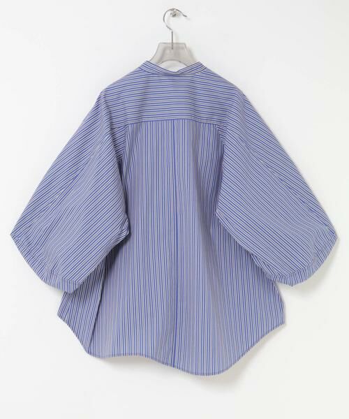 URBAN RESEARCH / アーバンリサーチ シャツ・ブラウス | イレギュラーヘムスタンドカラー7分袖ブラウス | 詳細10