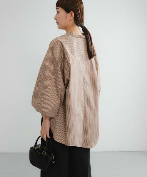URBAN RESEARCH / アーバンリサーチ シャツ・ブラウス | イレギュラーヘムスタンドカラー7分袖ブラウス | 詳細23