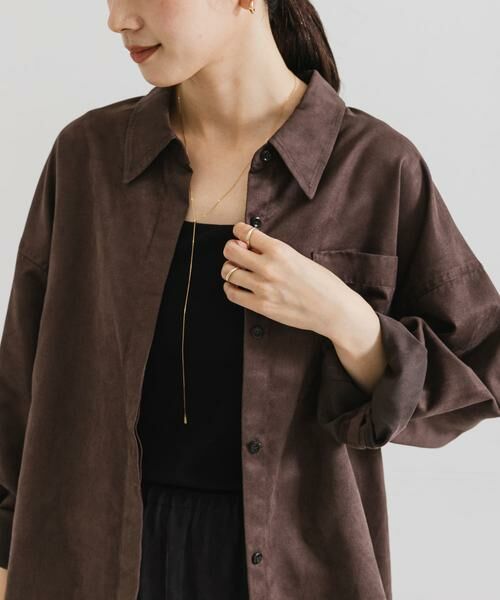 URBAN RESEARCH / アーバンリサーチ シャツ・ブラウス | スエードライクルーズシャツ | 詳細1