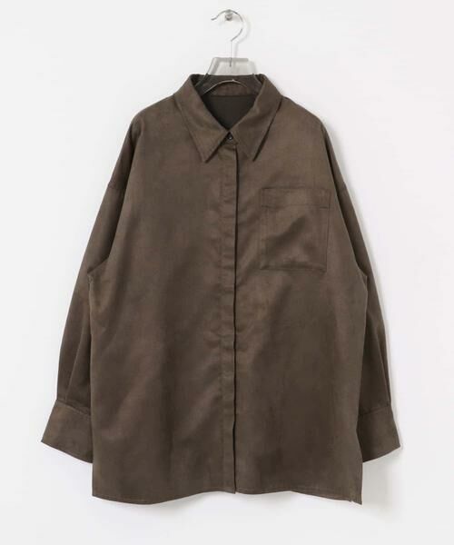 URBAN RESEARCH / アーバンリサーチ シャツ・ブラウス | スエードライクルーズシャツ | 詳細11