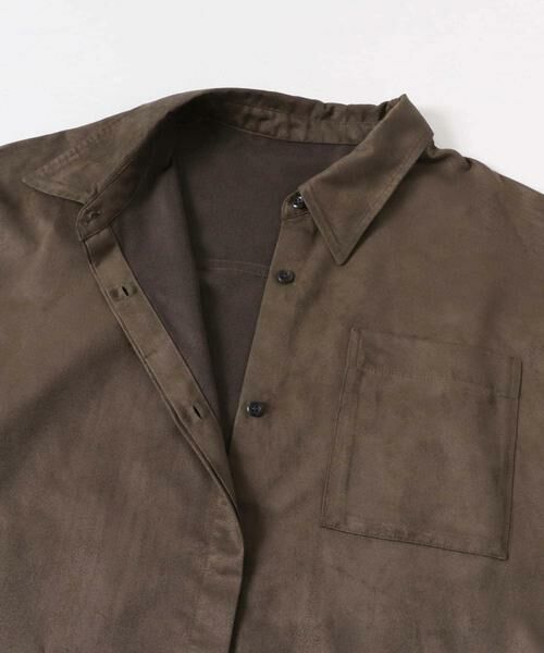 URBAN RESEARCH / アーバンリサーチ シャツ・ブラウス | スエードライクルーズシャツ | 詳細12