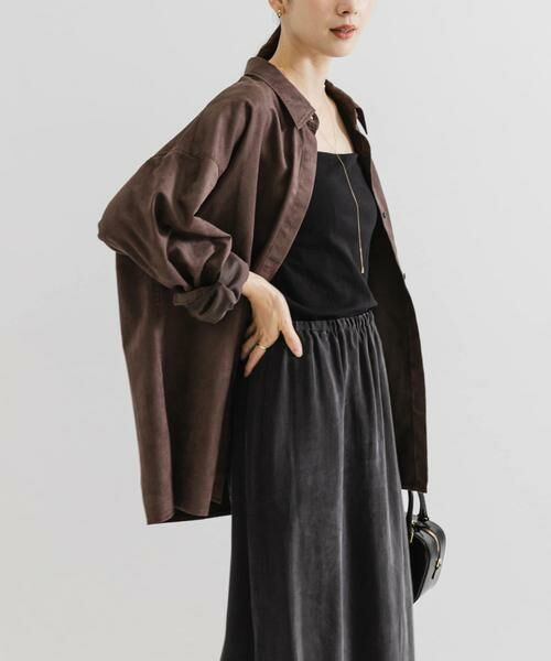 URBAN RESEARCH / アーバンリサーチ シャツ・ブラウス | スエードライクルーズシャツ | 詳細3