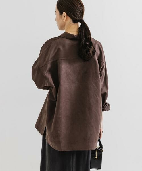 URBAN RESEARCH / アーバンリサーチ シャツ・ブラウス | スエードライクルーズシャツ | 詳細4