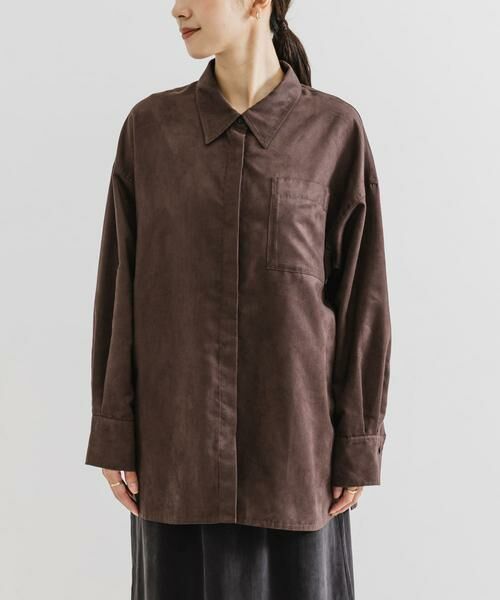 URBAN RESEARCH / アーバンリサーチ シャツ・ブラウス | スエードライクルーズシャツ | 詳細8