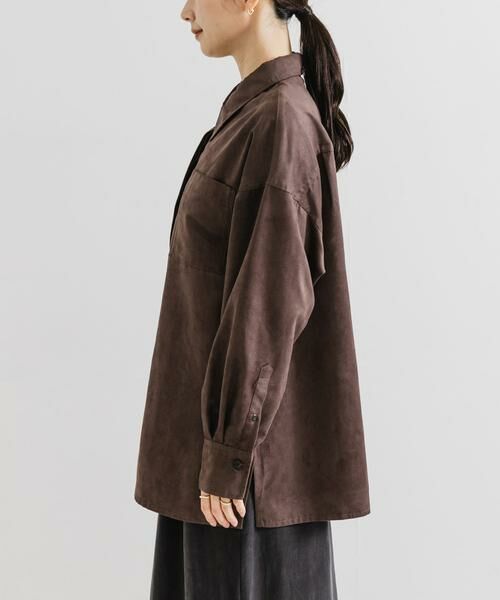 URBAN RESEARCH / アーバンリサーチ シャツ・ブラウス | スエードライクルーズシャツ | 詳細9