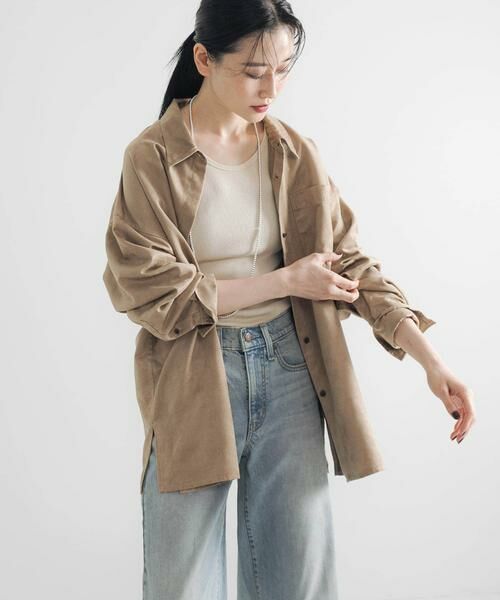 URBAN RESEARCH / アーバンリサーチ シャツ・ブラウス | スエードライクルーズシャツ | 詳細19