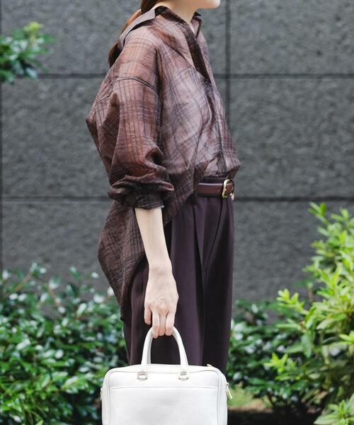 URBAN RESEARCH / アーバンリサーチ シャツ・ブラウス | シアーチェックオーバーシャツ | 詳細3