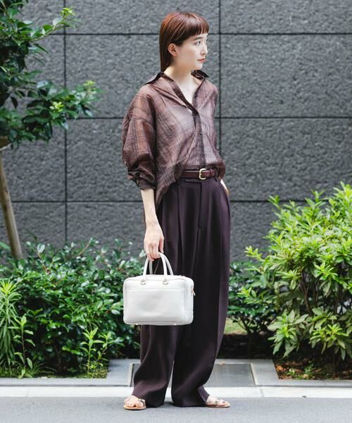 URBAN RESEARCH / アーバンリサーチ シャツ・ブラウス | シアーチェックオーバーシャツ | 詳細7