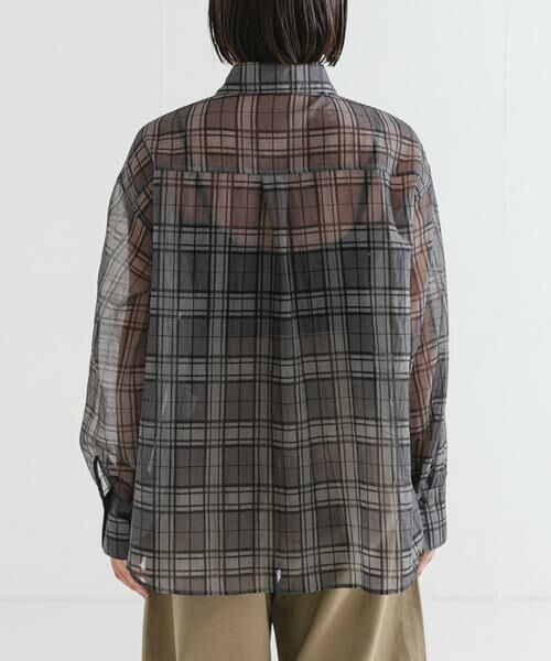 URBAN RESEARCH / アーバンリサーチ シャツ・ブラウス | シアーチェックオーバーシャツ | 詳細22