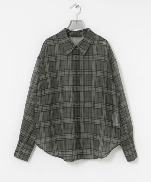 URBAN RESEARCH / アーバンリサーチ シャツ・ブラウス | シアーチェックオーバーシャツ | 詳細23